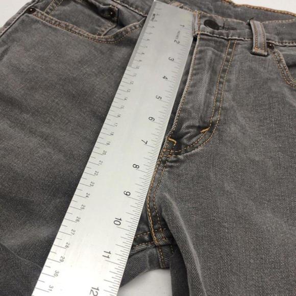 VINTAGE MENS LEVI 505 REGULAR FIT GRAYWASH JEANS 30x30 🇺🇸 - Picture 7 of 10